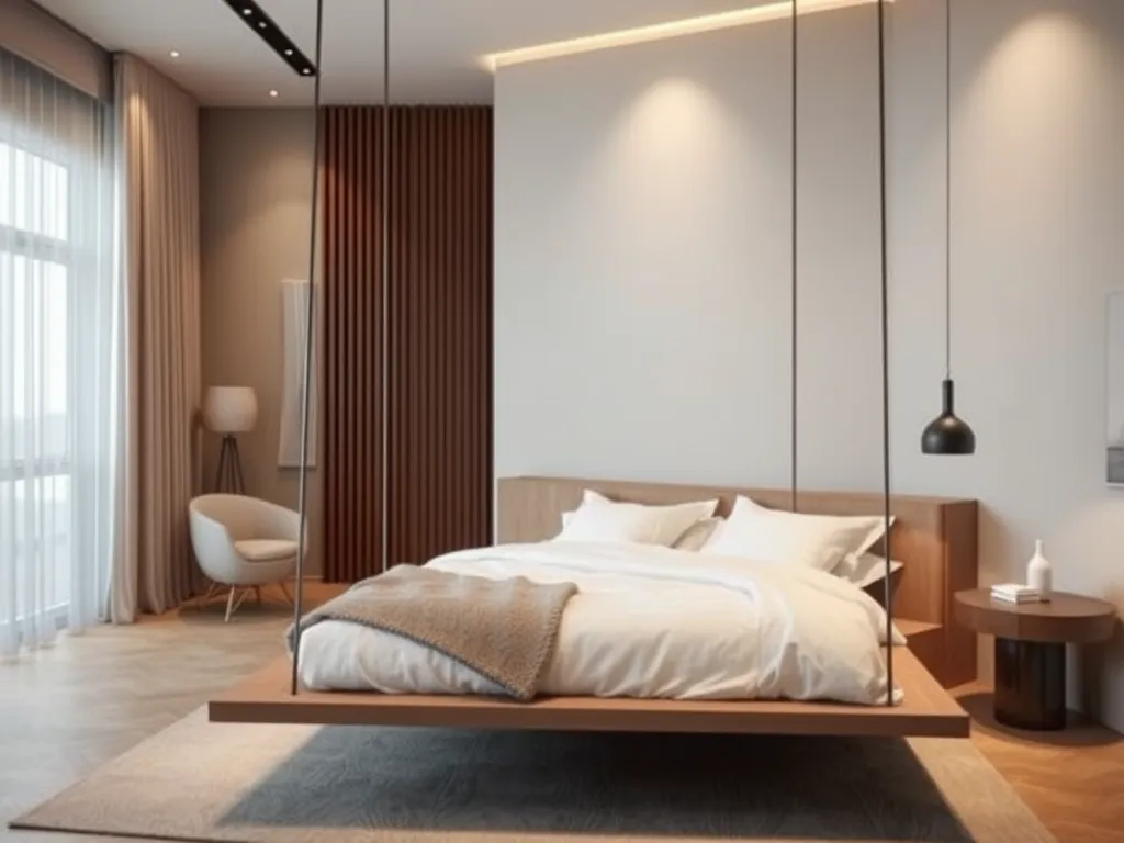 Jak zrobić łóżko podwieszane pod sufitem?