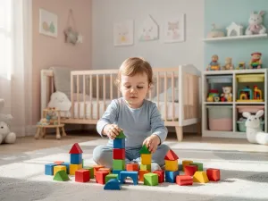 Ogrodnik w rękawicach przycina suche źdźbła trawy ozdobnej za pomocą sekatora w słonecznym ogrodzie.